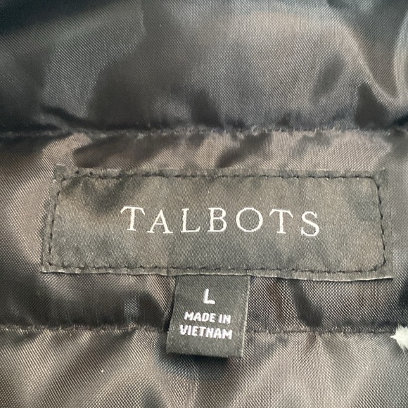 Talbots Black Quilted Jacket - Picture 2 of 7